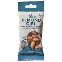 The Almond Girl Premium Raw Almonds 50g